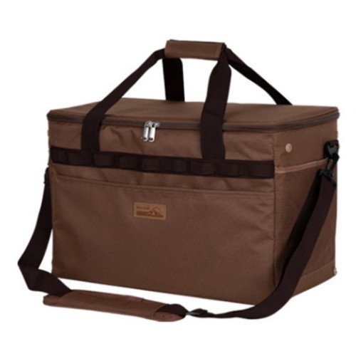 다용도 고리가 달린 아이스 쿨러백 밀리터리브라운