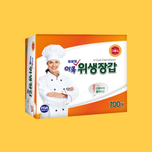 중앙메디칼씨 이쿡 일회용 위생장갑 700매 (1개(700매))