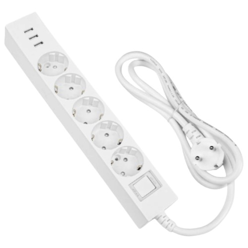 스윗홈 5구 16A USB 메인스위치 멀티탭