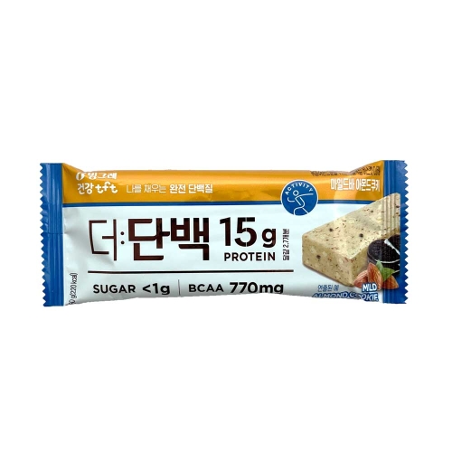 빙그레 더단백 마일드 프로틴바 아몬드쿠키 450g_이미지