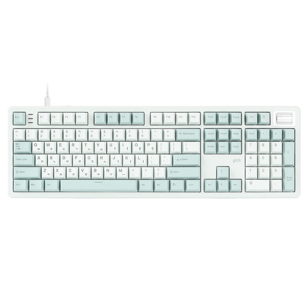 지클릭커 SPK107 기계식 그린 라이트 (당근주황축, 45g)_이미지