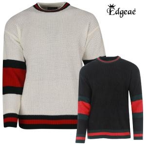 SK a Edgeae B. 남성 비비드배색 라운드 니트티셔츠 MCTSM5035W2 행복한 쇼핑 SK스토아