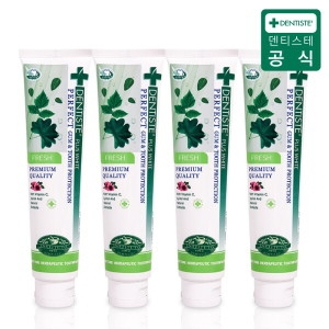 덴티스테 플러스 화이트 후레쉬 치약 200g (4개)