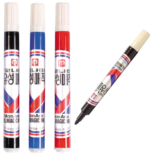 모나미 유성 매직이미지입니다. 누르면 해당 게시물로 새창이동합니다.