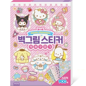 산리오 벽그림 스티커 카페꾸미기 도티도그_이미지