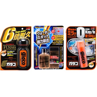 소프트99 <b>글라코</b> 유막제거제 발수코팅제 G-19 + G-73 + G-65