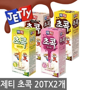 동서식품 제티 초콕 딸기맛 3.6g 20개입 (2개)_이미지