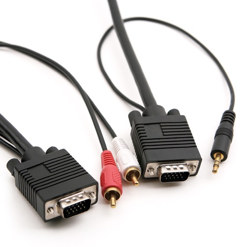 모니터 오디오 통합케이블 RGB+Stereo/2RCA