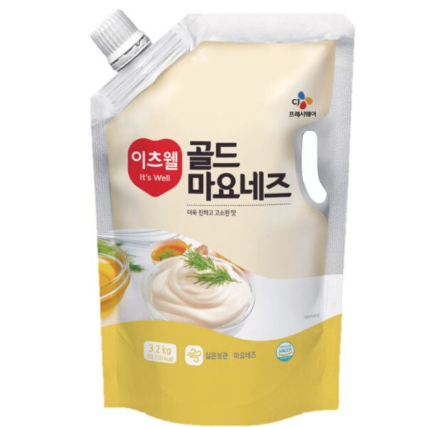 이츠웰 골드 마요네즈 스파우트팩 3.2kg [4개]