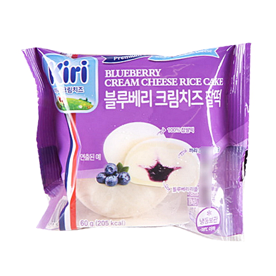 벨치즈 끼리 블루베리 크림치즈 찰떡 60g (1개)_이미지