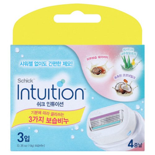 쉬크 인튜이션 버라이어티 면도날