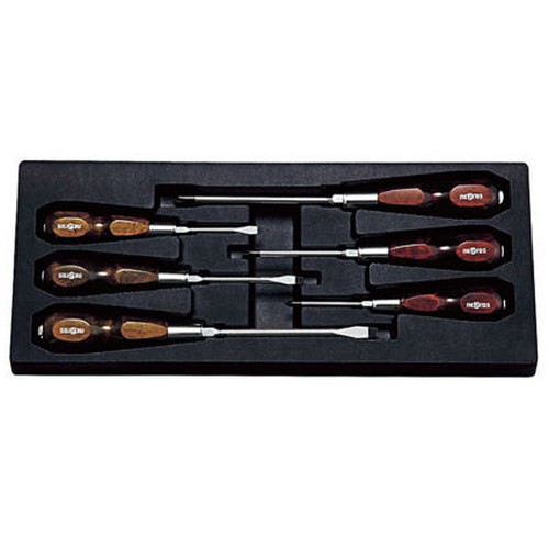 KTC 네프로스 우드그립 드라이버 세트 NTD306 (6pcs)_이미지