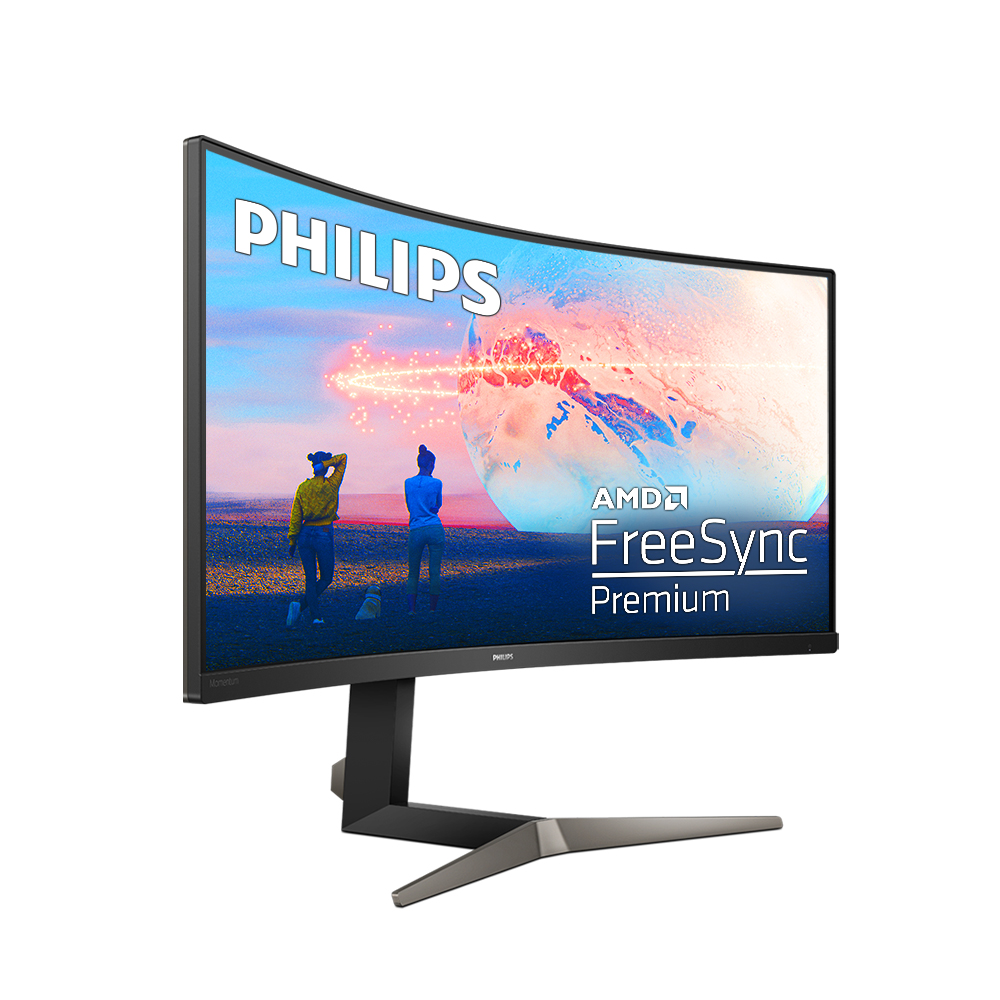 필립스 345M2C WQHD 울트라와이드 165 프리싱크 HDR 게이밍 무결점_이미지