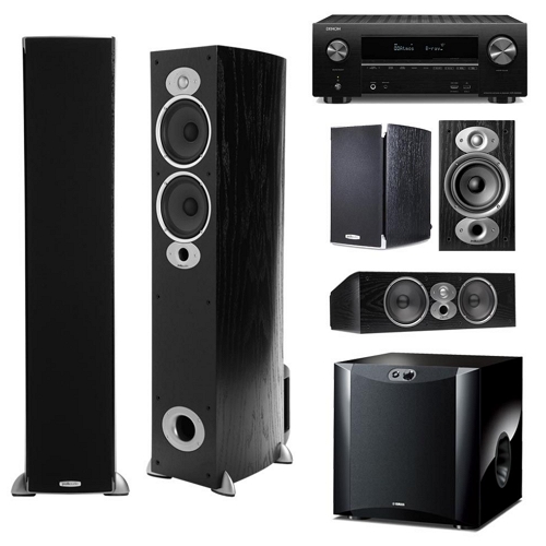 데논 AVR-X2500H + 폴크오디오 Rti A5 + A1 + A6 5.1채널 (NS-SW300)