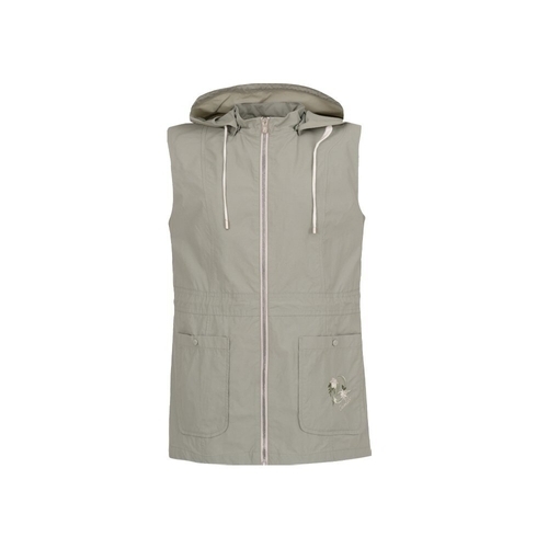 스프링 원포인트 자수 후드탈부착 베스트_CLESVT201