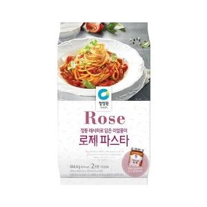 청정원 크림 로제 파스타 644.4g 2인분 홈메이드요리 향긋한허브 감칠맛 풍부하고진한맛 이탈리아