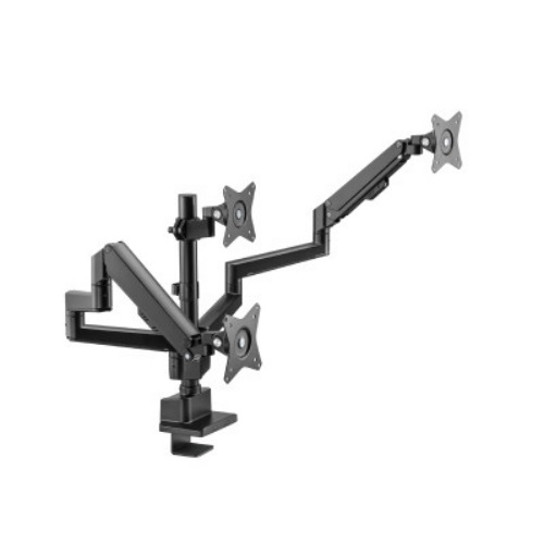 스탠다드 모니터암 슬림 폴 트리플