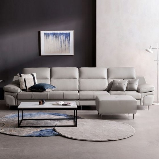 미쏘니 이태리 천연가죽 소파 6인용