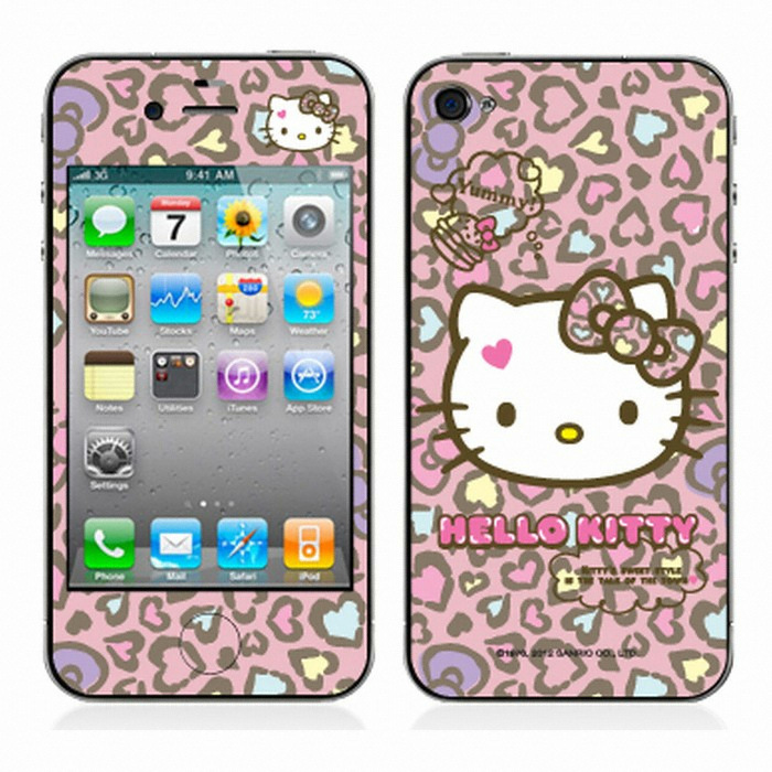 POPSKIN 오리지날 헬로키티 Leopard Hello Kitty