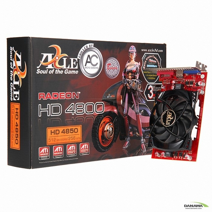 �׽� �󵥿� HD 4850 FANQUA D3 512MB