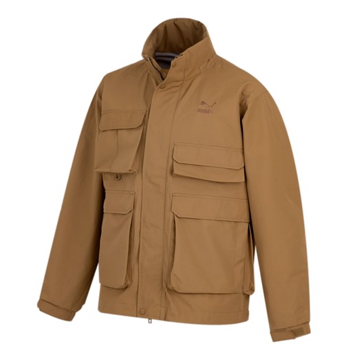 푸마 유틸리티 오버사이즈 3L 자켓 933342 (03, 데저트탠)