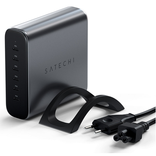 Satechi PD 200W 6포트 GaN 충전기 ST-C200GM-KR 해외구매_이미지