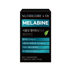 뉴트리코어 식물성 멜라토닌 함유 멜라바인 900mg 30정이미지입니다. 누르면 해당 게시물로 새창이동합니다.