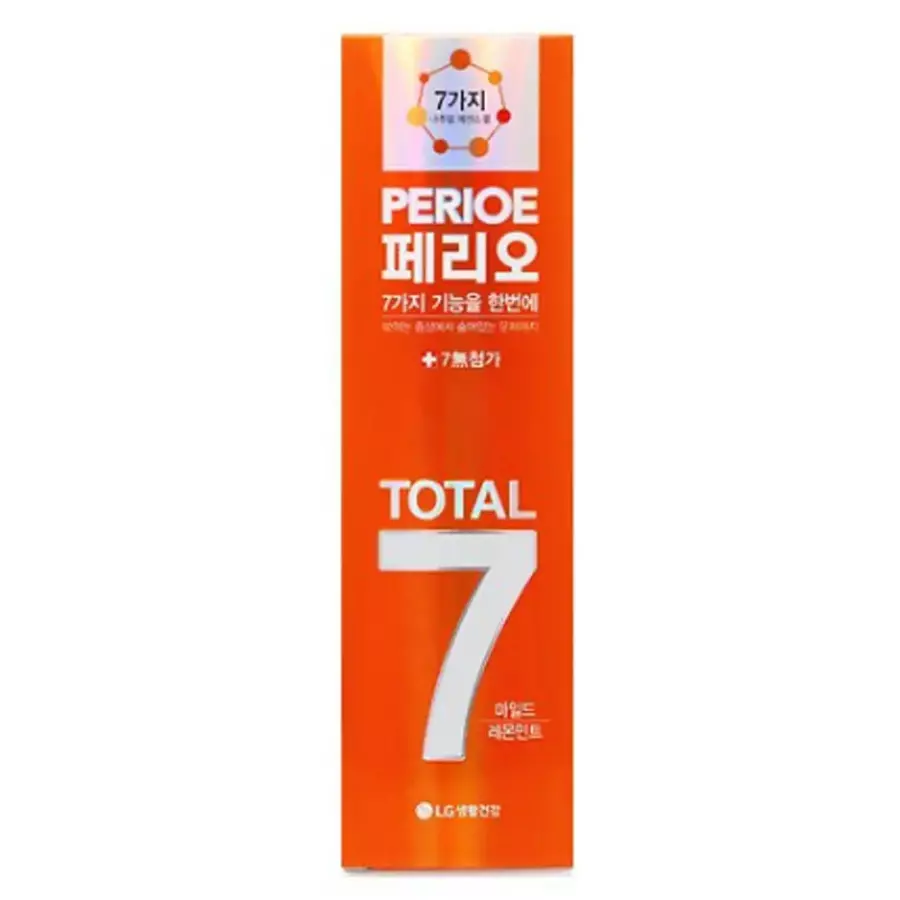 LG생활건강 페리오 토탈7 마일드 치약 120g (3개)