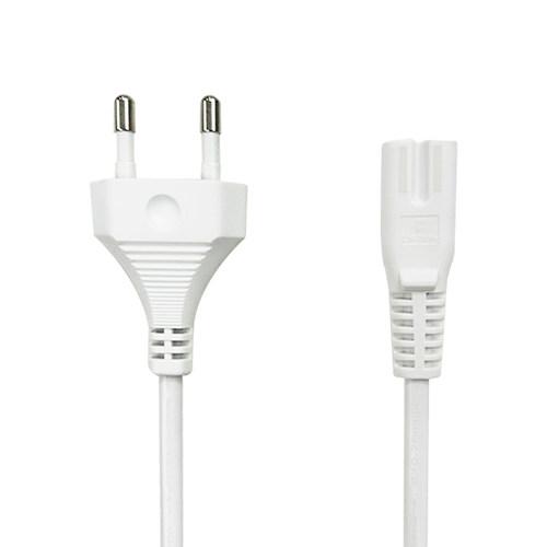 SooPii H03VVH2-F AC 8자 코드 파워 케이블