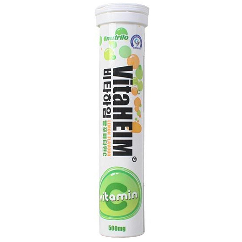 Nutrilo 비타하임 발포 비타민C500 4300mg 20정이미지입니다. 누르면 해당 게시물로 새창이동합니다.