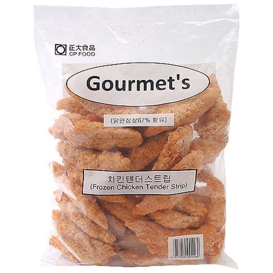 글로벌푸드 치킨텐더스트립 1kg