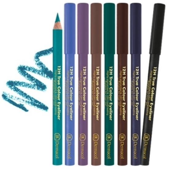 더마콜 12h 트루 컬러 펜슬 아이라이너 2g (2개)_이미지