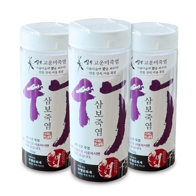 삼보죽염 2회 양치 죽염 180g (3개)_이미지
