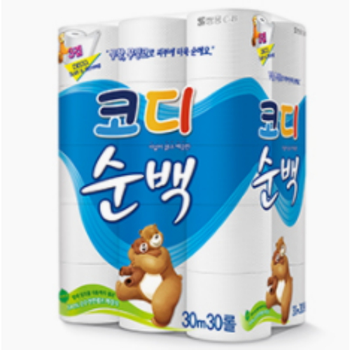 코디 순백 30m (30롤) (2팩)_이미지