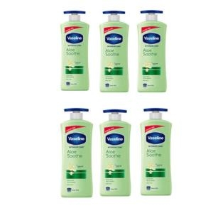 바세린 인텐시브 케어 알로에 수드 바디로션 600ml (6개)_이미지