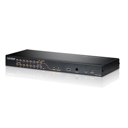 ATEN 2콘솔 16포트 Cat 5 High-Density KVM 스위치 (KH2516A)