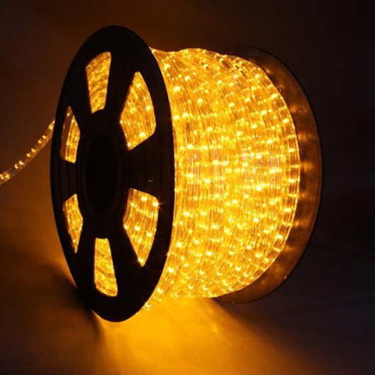 LED 사각 논네온 황색 줄조명 줄네온 50M