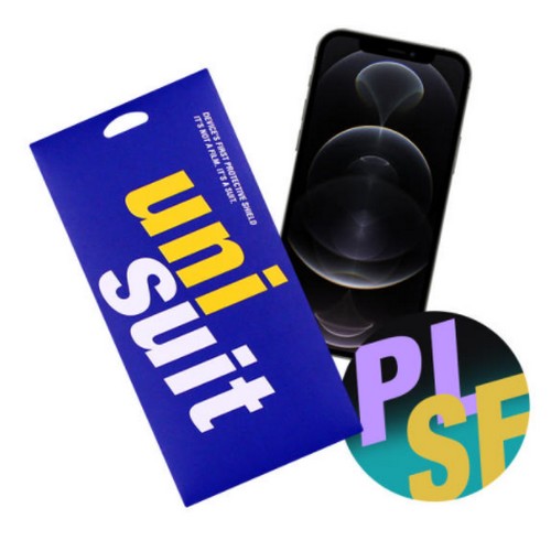 모이다 유니슈트 아이폰12 프로 맥스 종이질감 스케치 슈트+후면 서피스 보호필름