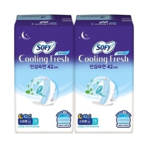  쏘피 쿨링 프레쉬 슈퍼롱 16개 [2팩(32개)]