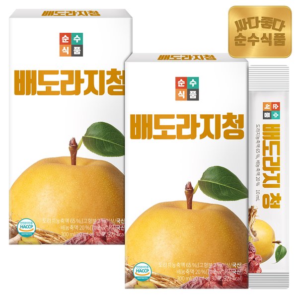 순수식품 배도라지 청 30개입 (2개)_이미지