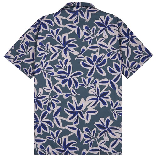 레노마수영복 플라워 우븐 스판 반팔 셔츠 카키 RN-TS2D305-KA_이미지