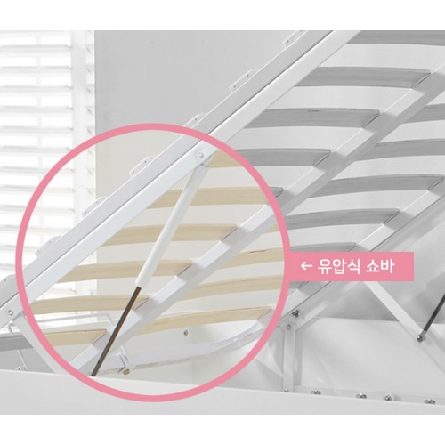 스스디 리프트업 가로형 600 수납 침대 SS (매트별도)_이미지