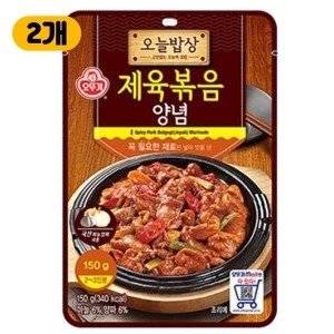 오뚜기 오늘밥상 제육볶음 양념 150g (2개)_이미지