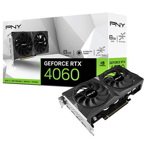 PNY 지포스 RTX 4060 VERTO D6 8GB Dual 마이크로닉스_이미지