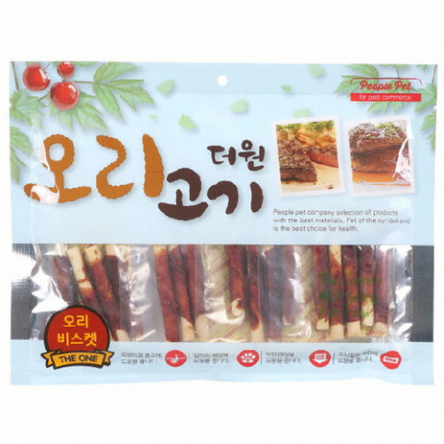 피플펫 더원 오리고기 비스켓 300g (1개)