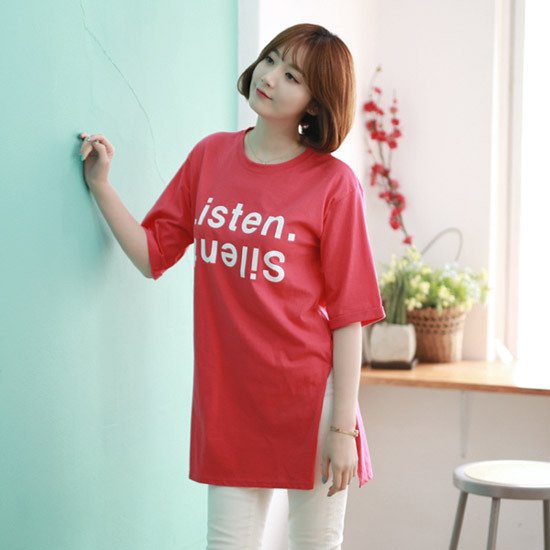 웬디즈갤러리 리슨 롱티셔츠 ITS017