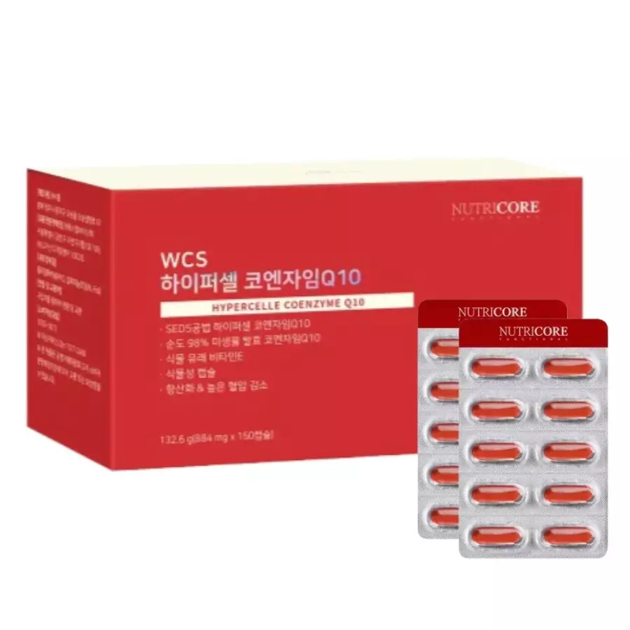뉴트리코어 WCS 하이퍼셀 코엔자임Q10 150캡슐 (4개)_이미지