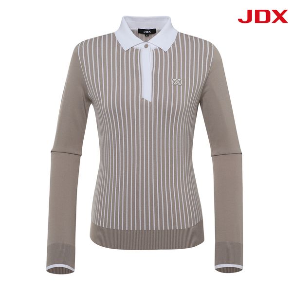 JDX 여성 세로 스트라이프 셔츠형 풀오버 X1SPV5330BE _X1SPV5330BE_이미지