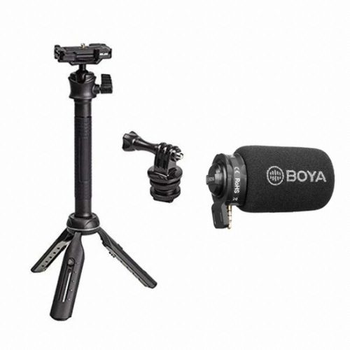 슬릭 멀티포드 3x4 미니삼각대 + BY-A7H 외장마이크 (헤드)