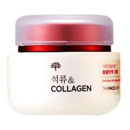 LG생활건강 더페이스샵 석류&콜라겐 볼륨 탄력 크림 100ml (1개)